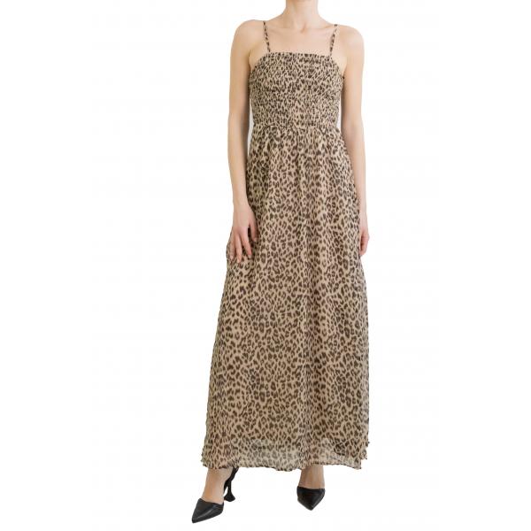 Vestito lungo leopardato Only 